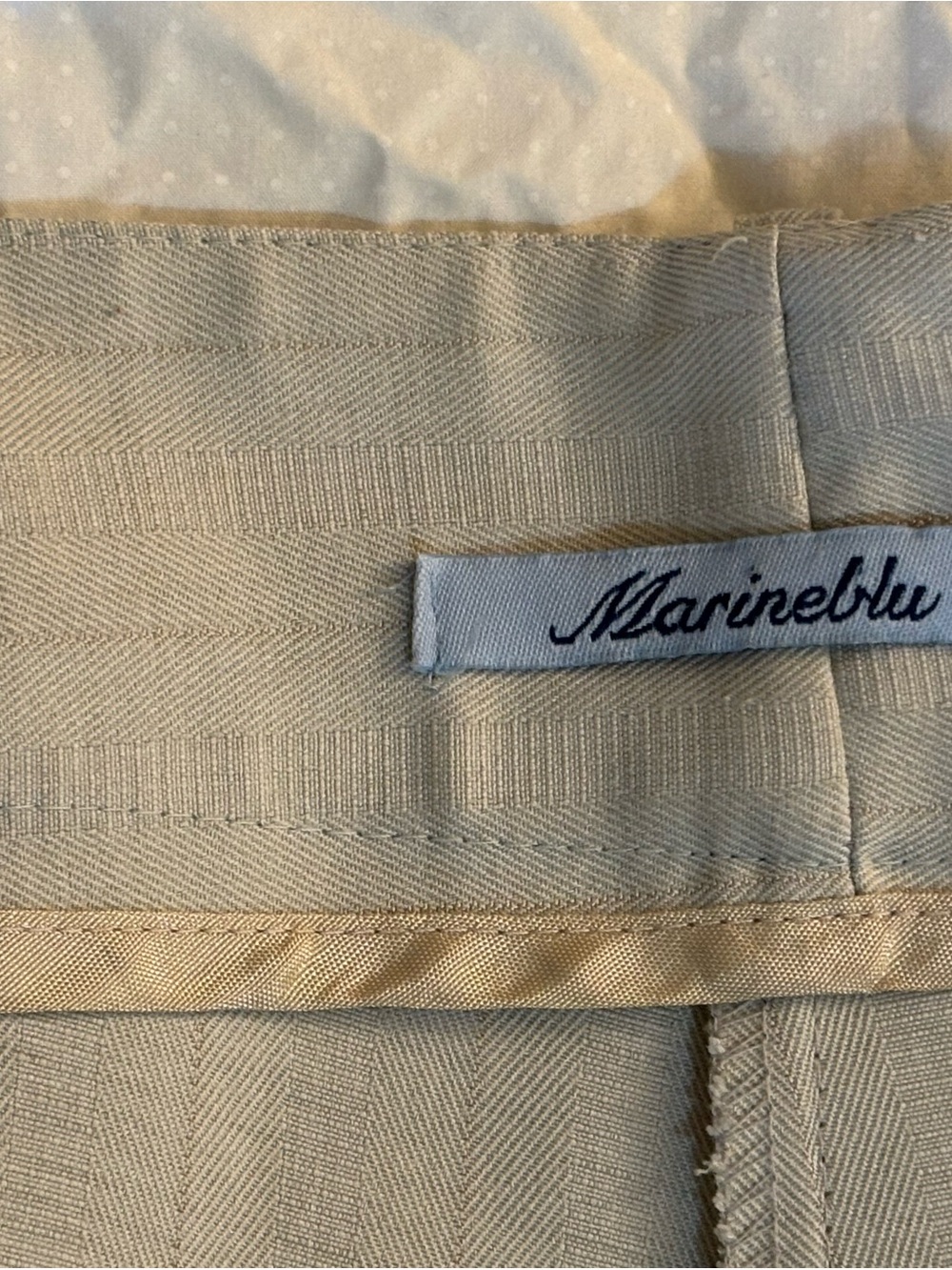 Marineblu Light Gray Tailored Trousers - Picture 3 of 14
